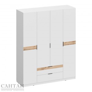 Нао ШК-4113 Шкаф 4-х створчатый с ящиками